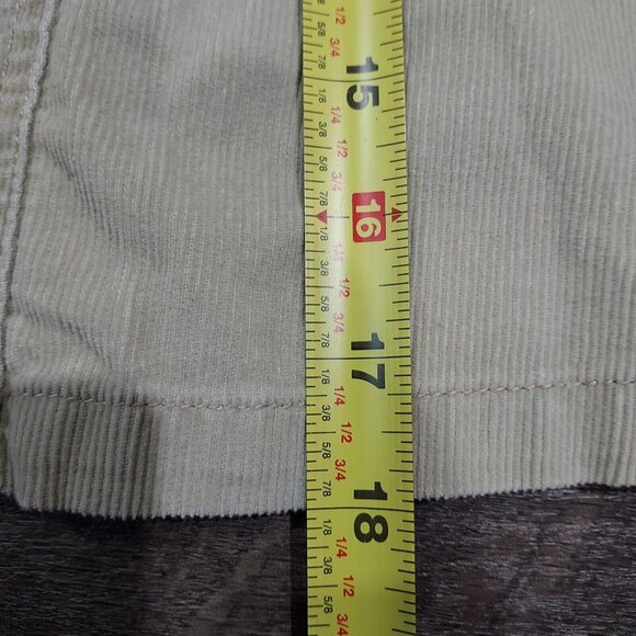 H&M L.O.G.G. Tan Corduroy Carpenter Mini Skirt Sz 12-13 Young Girl - Picture 6 of 12